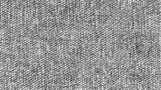 Abstract Halftone Illustration, Distressed Weaving Fabric Texture with Grunge Background. Black Isolated on White Overlay for Depth and Interest. photo