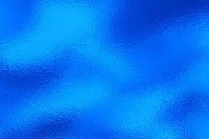 Blue Foil Texture Background with Glass Effect, Illustration for Web Design photo