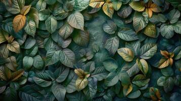 Lush Green Plants Close Up photo