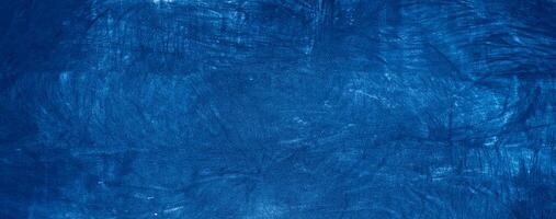 Blue Concrete Wall Texture Background, Abstract Design in Construction Material photo
