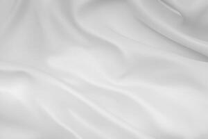 Minimalist White Silk Fabric Texture Background photo