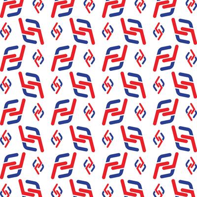 Link reasonable trendy multicolor repeating illustration design