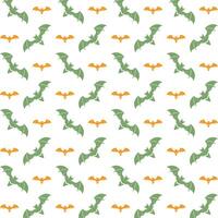 Bat reasonable trendy multicolor repeating illustration design vector