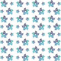 Human operable trendy multicolor repeating illustration design vector