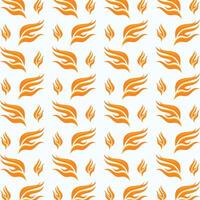 Fire subjective trendy multicolor repeating illustration design vector