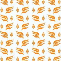 Fire subjective trendy multicolor repeating illustration design vector