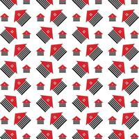 Property breathtaking trendy multicolor repeating illustration background design vector