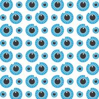 Eye Care operable trendy multicolor repeating illustration design vector