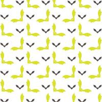 Night bat operable trendy multicolor repeating illustration design vector