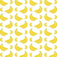 Banana stellar trendy multicolor repeating illustration design vector