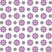 Jasmine flower operable trendy multicolor repeating illustration design vector