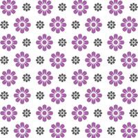 Jasmine flower operable trendy multicolor repeating illustration design vector