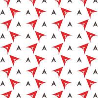 Letter A operable trendy multicolor repeating illustration design vector