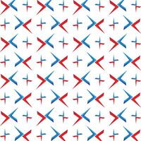 X icon operable trendy multicolor repeating illustration design vector
