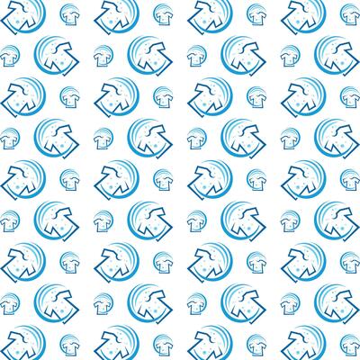 Laundry awful trendy multicolor repeating illustration background design
