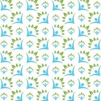 Health stellar trendy multicolor repeating illustration design vector