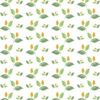 Green nature reasonable trendy multicolor repeating illustration design vector