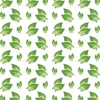 Fresh leaf breathtaking trendy multicolor repeating illustration background design vector