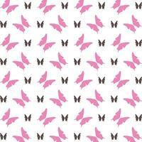 Butterfly pink stellar trendy multicolor repeating illustration design vector