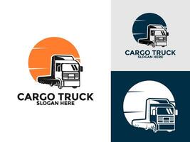 camión logo , prima camión empresa o camión logística y entrega logo diseño modelo vector