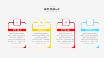 Three Step Infographic label design template with line icons. process steps diagram, presentations, workflow layout, banner, flow chart, info graph illustration. vector