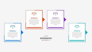 Tres paso infografía etiqueta diseño modelo con línea iconos proceso pasos diagrama, presentaciones, flujo de trabajo disposición, bandera, fluir cuadro, informacion grafico ilustración. vector