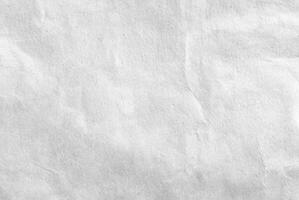 Close-up of White Crumpled Paper Texture Background photo