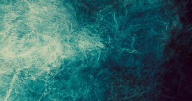 Teal Blue and Green Abstract Watercolor Background with Fluid Texture for Banner Design photo