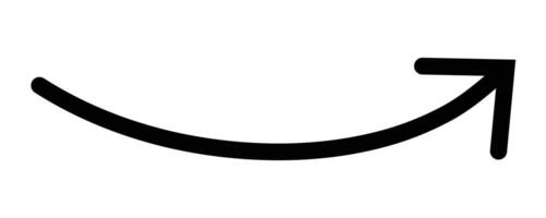 Set of Long arrows icon collection. large black icon with a solid long arrow pointing signs. vector