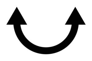 Set of Long arrows icon collection. large black icon with a solid long arrow pointing signs. vector