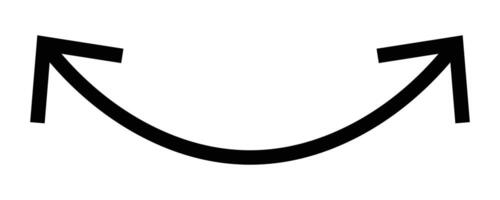Set of Long arrows icon collection. large black icon with a solid long arrow pointing signs. vector