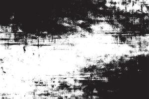 black monochrome grunge texture on white background, grunge overlay background texture vector