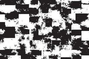 black monochrome grunge texture on white background, grunge overlay background texture vector