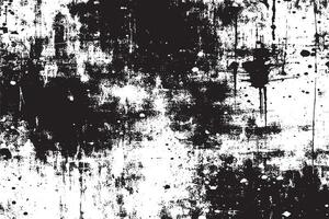 black monochrome grunge texture on white background, grunge overlay background texture vector