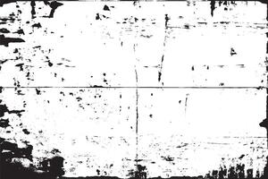 black monochrome grunge texture on white background, grunge overlay background texture vector