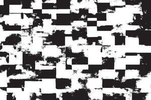 black monochrome grunge texture on white background, grunge overlay background texture vector