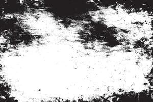 black monochrome grunge texture on white background, grunge overlay background texture vector
