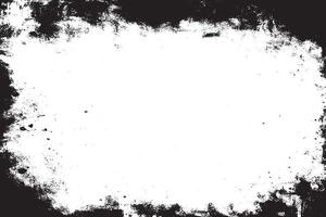 black monochrome grunge texture on white background, grunge overlay background texture vector