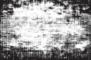 black monochrome grunge texture on white background, grunge overlay background texture vector