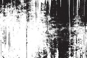 black monochrome grunge texture on white background, grunge overlay background texture vector