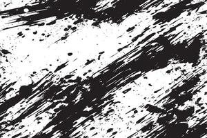 black monochrome grunge texture on white background, grunge overlay background texture vector