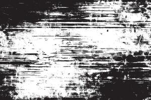 black monochrome grunge texture on white background, grunge overlay background texture vector