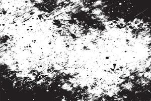 black monochrome grunge texture on white background, grunge overlay background texture vector
