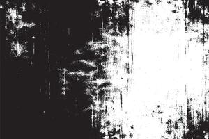 black monochrome grunge texture on white background, grunge overlay background texture vector