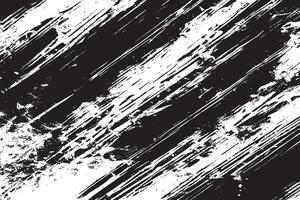 black monochrome grunge texture on white background, grunge overlay background texture vector