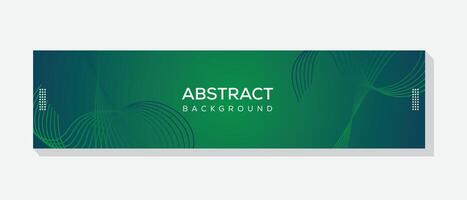 Innovative technology abstract banner for social media vector