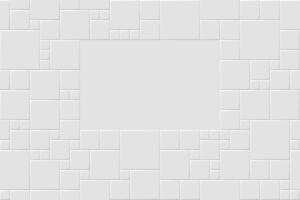 Seamless mosaic texture with space for text vector