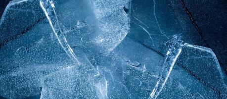 Macro Close-up of Ice Texture photo
