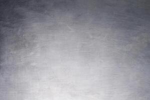 Silver Metallic Brush Texture, Elegant Background for Design Projects photo