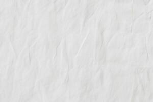 Crisp White Linen Texture Close-Up, Ideal for Tablecloth or Bed Linen Background with Ample Copy Space photo